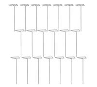 Goowafur Brochettes en Métal | Bâtons de Gril Verticaux en Acier Inoxydable | 20 Pièces Set Brochettes Air Fryer Barbecue Kebab,Pour Poulet Steak Légumes Saucisse Fruit Bacon Camping Cuisine