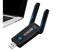Goowafur Carte WiFi réseau sans Fil Portable, Carte WiFi pour Ordinateur de Bureau - Adaptateur sans Fil pour PC | Adaptateur WiFi PC Double Bande, Carte WiFi PC Haute Vitesse, Adaptateur sans Fil