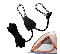 Goowafur Sangle de Sécurité à Cliquet,Sangle à Poulie et à Crémaillère avec Boucle - d'Arrimage Ajustable,pour Camping Randonnée Escalade Aventure Jardin Clôture Voyage Extérieur
