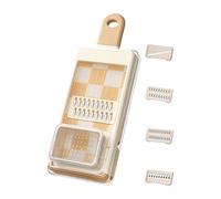 Goowafur Trancheur de Pommes de Terre,4-en-1 Trancheuse et Râpe pour Aliments,Râpe pour Plan de Travail | pour Salades Légumes Fruits Fromages Oignons Carottes Ail