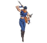 Gooyeh Anime Joseph Joestar Figurine en PVC Anime JJBA Figurine avec accessoires Statue mobile Modèle Ornements de bureau Objets de collection 17 cm