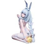 Gooyeh Azur Lane - Figurine MNF Le Malin - Sculpture de manga Azur Lane - En PVC - 13 cm - Modèle de lapin blanc - Décoration de bureau - Objets de collection