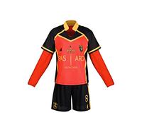 Gooyeh Blue Lock Costume de cosplay Isagi Yoichi/Bachira Megor/Chigiri HYOMA Anime pour carnaval, enfant et adulte, noir et rouge, vêtements de football, basketball