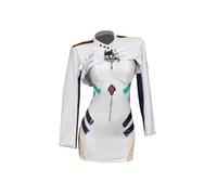 Gooyeh Costume de cosplay Ayanami Rei pour femme Asuka Langley Soryu Cosplay avec perruque Anime Vêtements de moto Robe Jeu de rôle pour Halloween Carnaval Partie