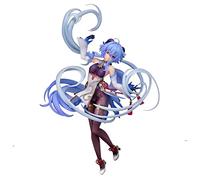 Gooyeh Ganyu Figurines Ganyu quatrième génération Anime Jeu Figures Danse Pose Action Figurines Ornement de Bureau Statue Modèle Objets de Collection Cadeau d'anniversaire 25 cm