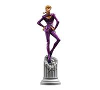 Gooyeh Giorno Giovanna/Bruno Bucciarati Action Figure Anime Figurine PVC Statue Anime Figures Modèle Collection Desktop Ornaments Anniversaire 15cm