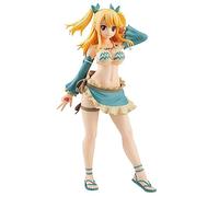 Gooyeh Lucy Heartfilia Figurine Fairy Tail Anime Figurine Aquarius Forme de dessin animé Figurines de grande taille Figurine Collection 2D Décoration de table Anniversaire Noël Cadeau 7 pouces