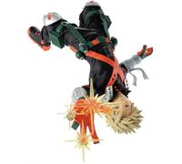 Gooyeh MHA Figure Bakugou Katsuki Anime Figure MHA 17 cm Figurine Merch Model PVC Statue Collection Bureau Décoration de Noël Cadeaux pour les fans