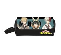 Gooyeh Midoriya Izuku Trousse à crayons de dessin animé de grande capacité multifonction pour étudiants, femmes et hommes, Trousse Asui Tsuyu, 9.5cm, Trousse de beauté