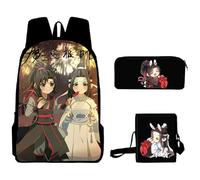 Gooyeh Mo Dao Zu Shi Lot de 3 sacs à bandoulière Motif dessin animé Wei Wu Xian, Type 8, 40 x 30 x 13CM