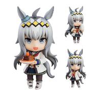 Gooyeh Pretty Derby Figurine Anime Oguri Cap Figurines PVC Anime Personnage Modèle Pretty Derby Gift Bureau Ornements Figurine à collectionner pour les fans 10 cm