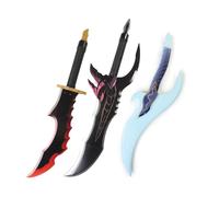Gooyeh Sung Jin Woo Épée Sung Suho Anime Cosplay Accessoire de cosplay Accessoire de jeu de rôle pour adulte Décoration pour fête d'Halloween 52 cm 3 pièces