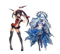 Gooyeh tokisaki Kurumi/tobiichi Origami Figure Date Un Live Anime Figure Statue modèle Collection décoration de la Maison Ornement Cadeau emballé Figure 2 Ensembles 25cm
