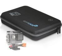 Gop Case Case Compatible Avec Rollei Actioncam 560/550 / 540/530 / 510/425 Etui Pour Appareil Photo, Lcd Et Accessoires (Avec Poignée De Transport Et Compartiment À Fermeture Éclai[Gopro1428]