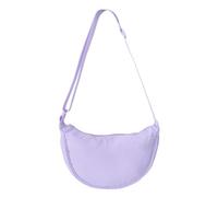 GoPaw Crescent Bag pour Femme, Sac à Bandoulière en Nylon pour Femme, Sac à Bandoulière en Nylon avec Fermeture éclair, Sac à Boulette Avec Sangle Réglable, Sac à Main Portable Crescent(Pourpre)