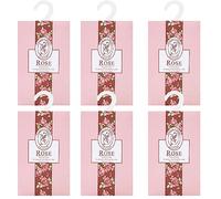 GOPERFUMME 6PCS Sachet Armoire Parfumé,Parfumé Armoire Sent Bon Maison,Parfum d Ambiance Maison Parfum d'intérieur,Desodorisant Vetement Armoire,Sachets Lavande Placards Parfum Voiture (6rose)