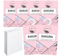 GOPERFUMME Lot de 6 sachets parfumés pour armoire, penderie, sac parfumé, sac à suspendre, déodorant d'armoire, sachet d'odeur naturelle, parfum d'armoire (6 fleurs de cerisier), xxbxk1
