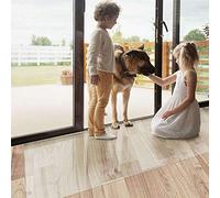 GOPG Transparent Tapis, Antidérapant Tapis de Protection de Plancher Durable en PVC Tapis de Porte pour Entrée Salon Chambre Cuisine Bureau-2Mm-100x120Cm(39x47Pouces)