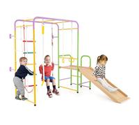 GOPLUS 6 en 1 Structure Escalade Enfants, Gymnase Montessori Interieur