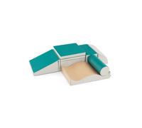GOPLUS 7 PCS Module Motricité Bébé en Mousse PU pour Grimper Ramper, Bloc de Constrcution pour Jeu, pour Âge Préscolaire (Vert)
