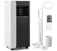 GOPLUS Climatiseur Mobile d'Air 3-en-1 7 000 BTU, Refroidisseur d'Air Portable avec Ventilateur, Déshumidificateur, Minuterie, Écran LED, Télécommande, Refroidisseur par Évaporation pour Pièce de 28 m