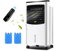 GOPLUS Climatiseur Mobile Réservoir 8L,75W,Ventilation, Humidification,Purification,Rafraîchisseur d’Air avec