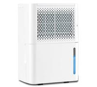 GOPLUS Deshumidificatuer d air 12L/Jour pour Chambre Portable, Bureau 10-15m², 3 Modes & Minuterie 24H, Mode Séchage, Réservoir d’Eau 2,1L, Déshumidificateur Electrique Silencieux, Salle de Bain, Cave