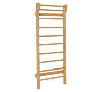 GOPLUS Espalier de Gymnastique Fait en Bois de Pin Robuste et Durable pour Enfants et Adultes-Faires des Exercises à Domicile-Capacité de Charge 100KG-195x80x14cm
