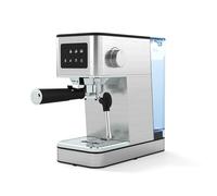 GOPLUS Expresso Machine a Cafe 1100W en Acier Inoxydable, Machine a Expresso 20Bars, Chauffe Tasse Supérieur, Buse Vapeur Réglable, 1,7 L Réservoir Amovible, Écran LED, Presse-Tamper, Manche à Filtre