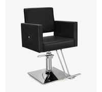 GOPLUS Fauteuil de Salon pour Coiffeur, Fauteuil de Barbier Pivotant à 360° avec Hauteur Réglable (40-55cm), Pompe Hydraulique, Chaise de Spa Polyvalent pour Femme Homme, Capacité 150 kg