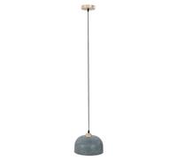 GOPLUS Lampe Suspendue avec Abat-jour, Lustre Plafonnier avec Corde de Suspension Réglable, Douille E27, Suspension Luminaire Moderne, pour Cuisine, Salle à Manger, Chambre, Salon, Gris