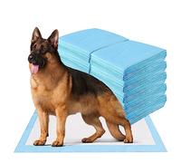 GOPLUS Lot de 100 Alaise pour Chien 75 x 90 CM, Alese pour Chien avec Structure 5 Couches, Séchage Rapide, Anti-Fuite et Résistante, Tapis Educateur Chiens Impermeable, Intérieur et Extérieur