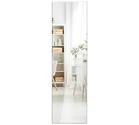 GOPLUS Miroir Mural Pleine Longueur, 110 cm x 38 cm Miroir rectangulaire sans Cadre avec Accessoires de Montage Mural, Miroir Long pour Dressing Chambre Salon vestiaire