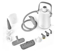 GOPLUS Nettoyeur Vapeur à Main 1000W avec 3 Bars de Pression, Machine de Nettoyage à Vapeur avec Réservoir d'Eau 300 ml, Gris+Blanc