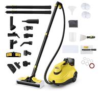 GOPLUS Nettoyeur Vapeur à Main 2000W-Pression 5 Bars 160°C-17 Accessoires Réservoir d'Eau 1,8L-Durée 35Min Jaune
