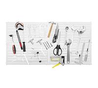 GOPLUS Porte Outils Mural Magnétique 4 Pièces 30 X 15 CM, Lot de 4 Panneaux d’Outils Mural avec 32 Barres Magnétiques Puissantes, Peu Encombrant, pour Garage, Magasin, Atelier