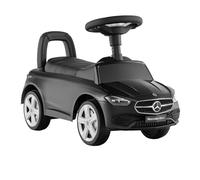 GOPLUS Porteur Enfants, Voiture à Pousser Mercedes-Benz, Volant, Klaxon et Bruit de Moteur, Rangement Siège, Voiture Jouet pour Bebe 1-3 Ans, Charge 25KG,65 x 28 x 38 CM (Noir)