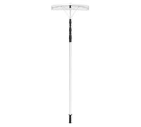 GOPLUS Râteau à Neige Télescopique, Outil de Déneigement de Toit, Structure en Alliage d’Aluminium avec Poignée Antidérapante, Longueur Ajustable de 190-630 CM, Idéal pour Neige, Feuilles