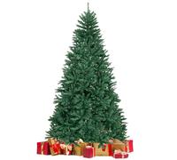 GOPLUS Sapin de Noel Artificiel 225CM, 2254 Branches Touffues en PVC, Socle en Métal, Montage Facile, Sapin de Noël Realiste pour Décoration Maison