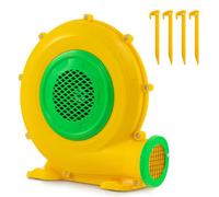 GOPLUS Souffleur Electrique Gonflable, Ventilateur pour Structures Château Gonflable 4 Piquets de Sol, Poignée Pratique, pour Château Gonflable, Toboggans, Parc Aquatique Gonflable (550W)