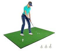 GOPLUS Tapis de Golf 150 x 90 cm, Entraînement au Practice de Golf Intérieur et Extérieur pour Les Pros et Les Débutants