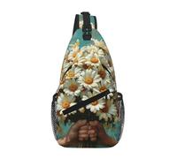 gopoo Sac à dos à bandoulière en bandoulière pour homme et femme - Léger - Style décontracté