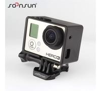 GoPro Accessoires Extension Bacpac Cadre Logement Cas avec Boucle et Vis pour Go Pro Hero 3 Camera Action