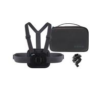 GoPro AKTAC-001 accessoire de caméra sportive d'action Kit Appareil photo - Accessoires de caméra sportive d'action (Kit Appareil photo, Vélo, Skis, GoPro, Coffre, Bicyclette, Sports d'hiver, Noir)