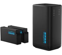 GoPro Chargeur de batterie Max2 +2 batteries – Charge rapide, indicateur LED, USB‑C