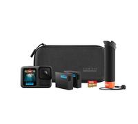 GoPro Ensemble d'accessoires HERO13 Noir - Comprend Le Handler, 2 Batteries Enduro, 2 Supports adhésifs incurvés, Une Carte microSD SanDisk de 64 Go et Un étui de Transport