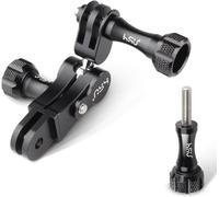GoPro Extension Arm, 360° Vertical Mount Aluminum Adapter for Hero 12/11/10/9/8/7/6/5/4/3 and Other Action Cameras