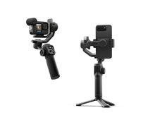 GoPro Fluid Pro AI Stabilisateur de cardan à 3 axes pour appareils photo et smartphones GoPro Suivi de sujet, éclairage, contrôle sans fil de la caméra, portable, vlogging, rotation à 360°, chargement