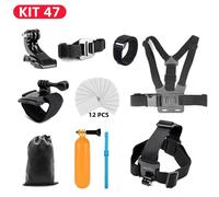 Gopro Hero 7 6 5 4 3 accessoires de caméra Kit d'accessoires pour Sports d'action, trépied, étui monopode, bâton de Selfie, pour xiaomi 4k mijiaSJCAM