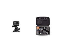GoPro - SUMQ - Fixation Ventouse avec Quick Release Noir & Amazon Basics Étui de transport pour GoPro Taille L